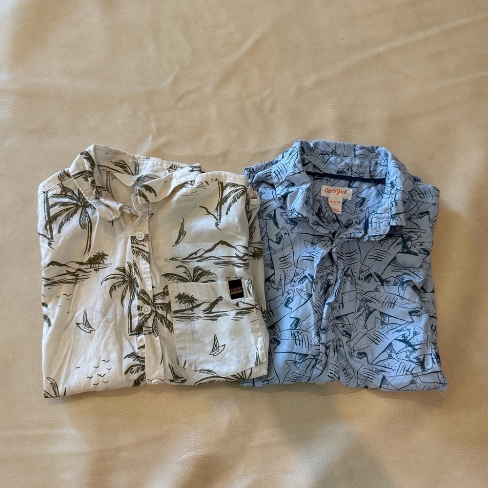 Bundle of boy cat and jack and H&M shirts